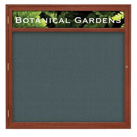 United Visual Products Triple Door Enclosed Radius EZ Tack Board, 72"x36", Gold/Black UV7005EZ-BLACK-GOLD